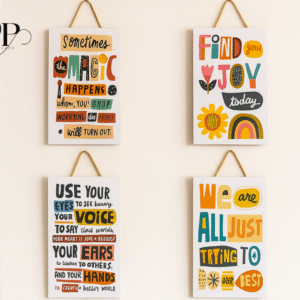 Wooden Quotation Wall Hanging