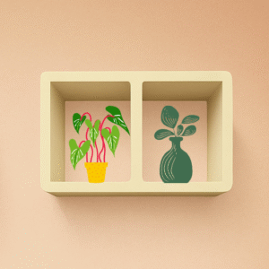 Wooden Wall Rack