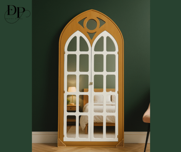 Wooden Door Mirror