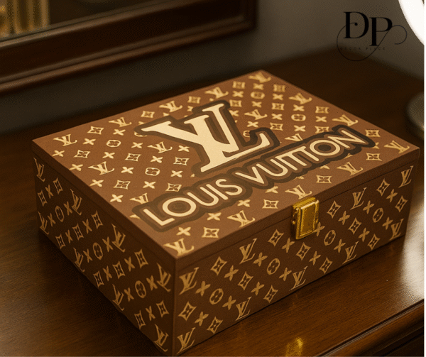 Louis Vuition Wooden Jewellery Box