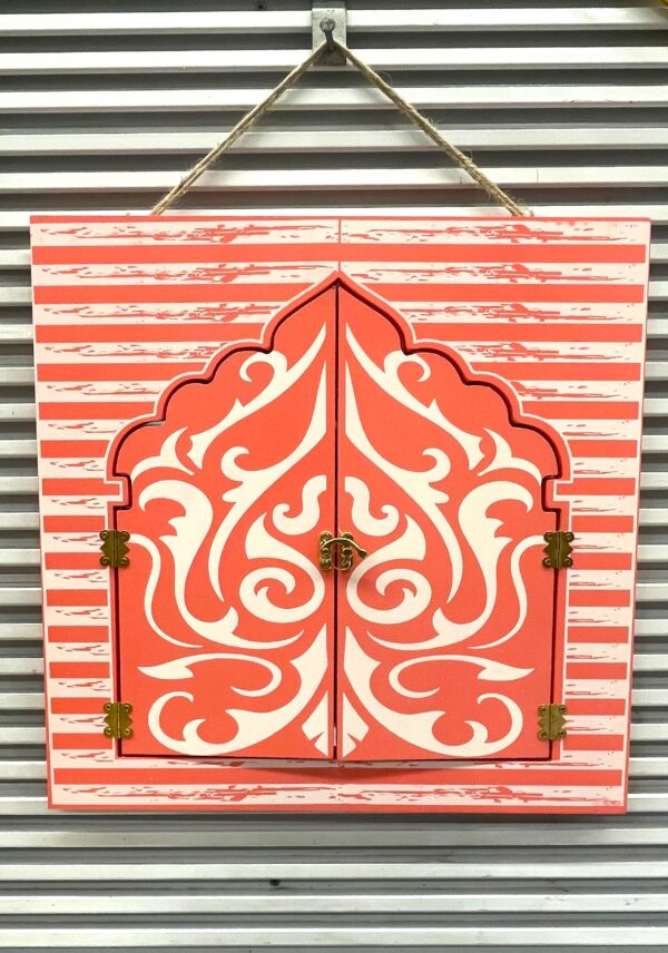 Wooden Door Mirror - Image 2