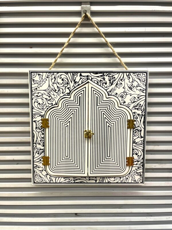 Wooden Door Mirror - Image 5