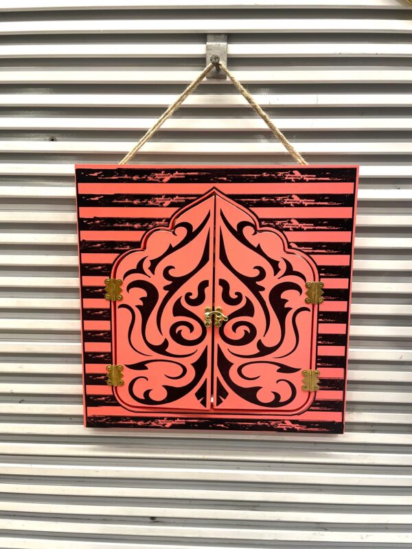Wooden Door Mirror - Image 6