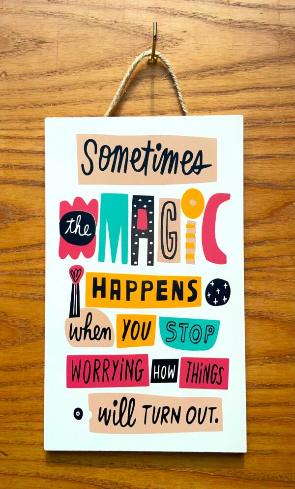 Wooden Quotation Wall Hanging - Image 9