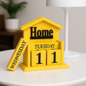 Wooden Home Calendar