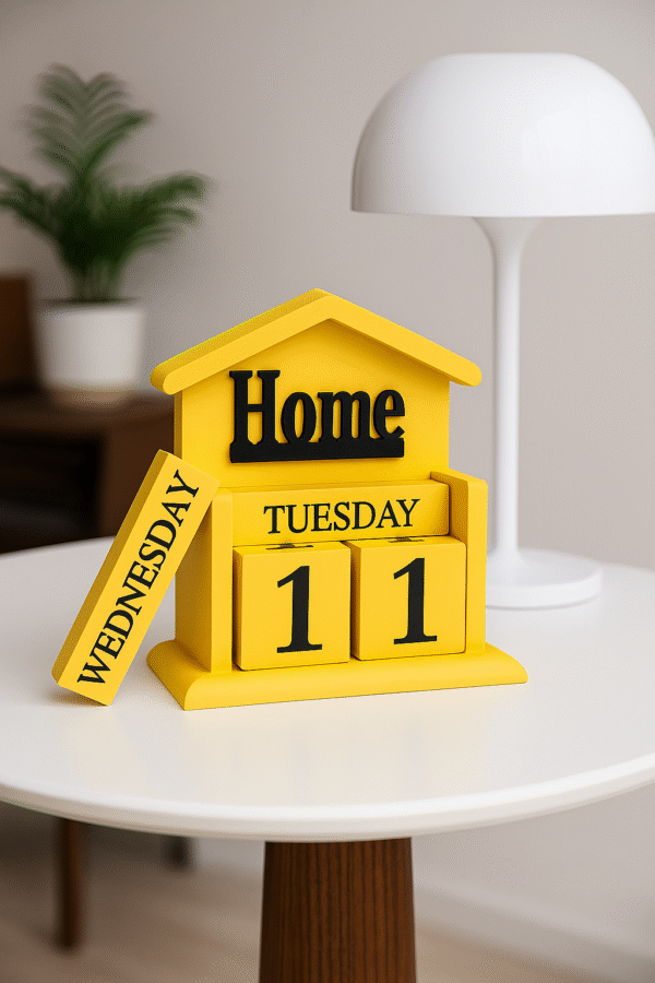 Wooden Home Calendar