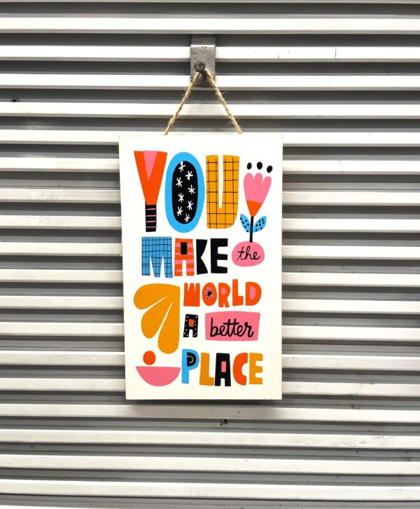Wooden Quotation Wall Hanging - Image 13