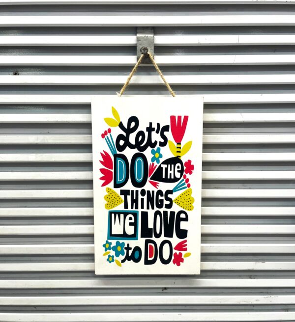 Wooden Quotation Wall Hanging - Image 14