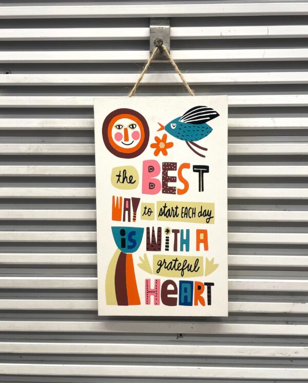 Wooden Quotation Wall Hanging - Image 19