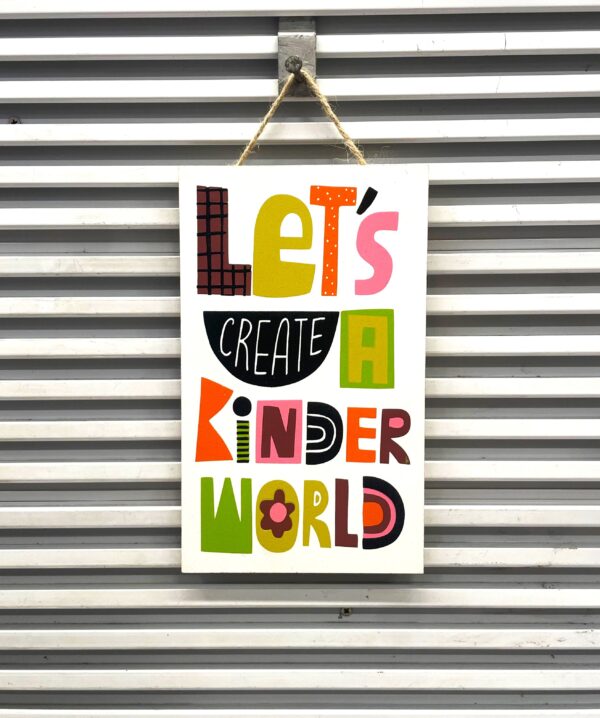 Wooden Quotation Wall Hanging - Image 2